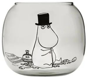 Svícen Moominpappa šedý