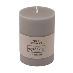 Svíčka béžově hnědá Eco candles by Ego dekor, 37 hodin hoření