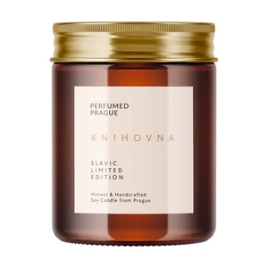 Svíčka ze sojového vosku s vůní dřeva – Perfumed Prague, 40 hodin hoření