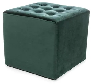 Taburet Lori Velvet zelená