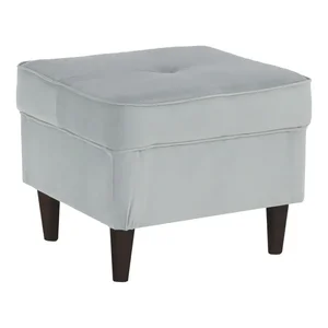 Taburet RUFINO 3 NEW – světlešedá / ořech