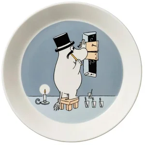 Talíř Moominpappa 19 cm šedý