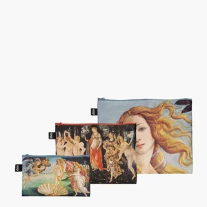Taštičky na zip LOQI 3 ks – Sandro Botticelli