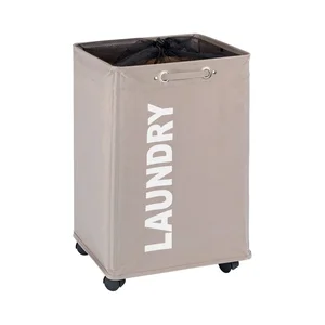 Taupe Koš na Prádlo Wenko Quadro 79,2 l