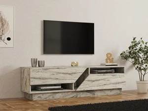 Televizní stolek DROSMAR Freesia Marble