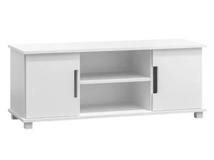 Televizní stolek TORFIN 6, 120 cm, borovice, bílé moření