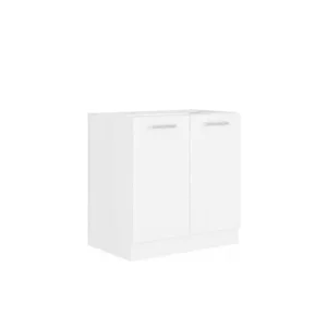 Tempo Kondela Dřezová skříňka SPLIT 80 ZL 2F BB, bílá