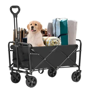 Tempo Kondela KARIL – skládací vozík, černý