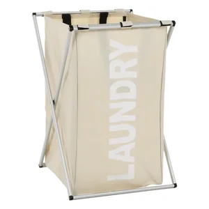 Tempo Kondela Látkový koš LAUNDRY Typ 1 šedobéžový