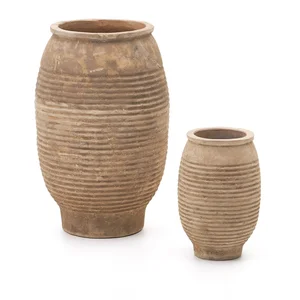 Terakotové květináče v sadě 2 ks – Llonga, Ø54 cm (Kave Home)