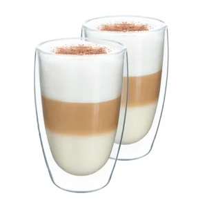 Termo sklenice na latte 450 ml – sada 2, HOTCOOL Typ 2