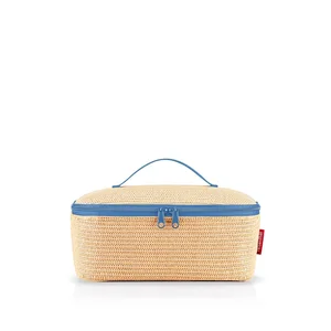 Termobox Coolerbag M Pocket Raffia modrá