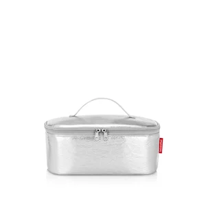 Termobox Coolerbag M pocket – stříbrný crackle