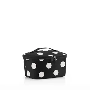 Termobox Coolerbag S pocket – Puntíková bílá