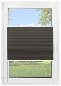 Termoizolační plisovaná roleta Graphite Silver 101 cm