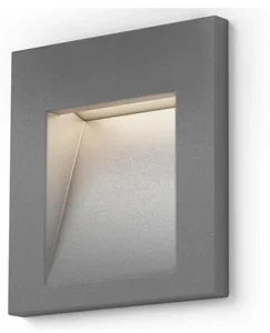 TESS SQ Zápustné LED Svítidlo 3W IP54 Stříbrnošedé 230V