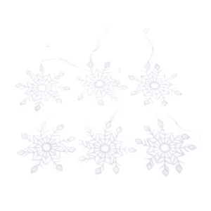 Textilní ozdoby Knit – sada 6 ks (Ø 7 cm)