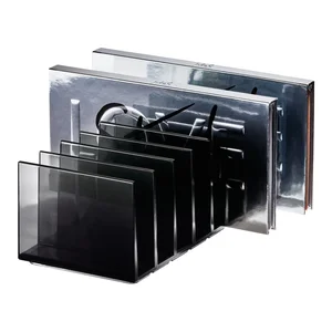 Tmavě černý koupelnový organizér Palette Station od iDesign