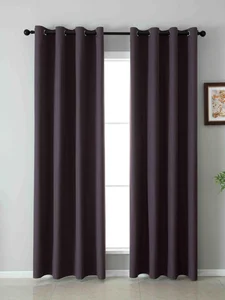 Tmavě fialové blackout závěsy Oliver 140x280 cm (2 kusy)
