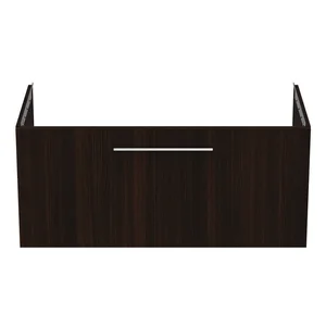 Tmavě hnědá závěsná skříňka pod umyvadlo 100x44 cm dub i.Life B