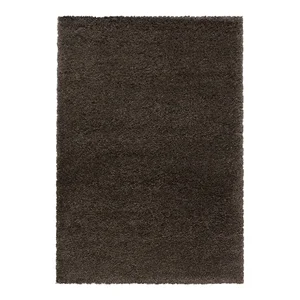 Tmavě hnědý koberec 120x170 cm Fluffy