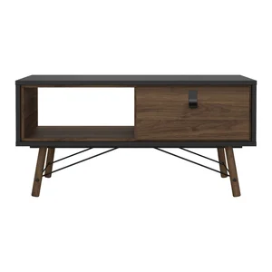 Tmavě hnědý konferenční stolek 48x102 cm Ry