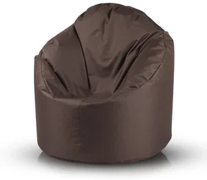 Tmavě hnědý sedací vak Primabag Star z polyesteru