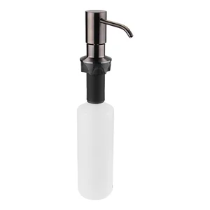 Tmavě hnědý zápustný dávkovač mýdla 350 ml
