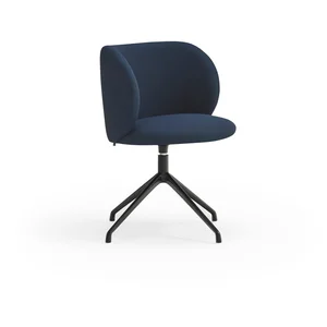 Tmavě modrá jídelní židle Mogi