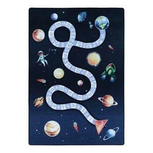 Tmavě modrý dětský koberec Play Space 80×120 cm