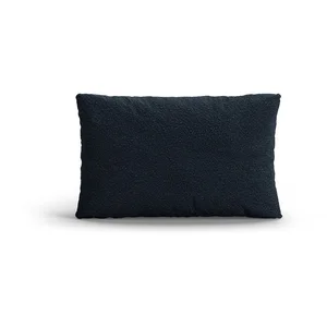 Tmavě modrý polštář Poppy z bouclé – Micadoni