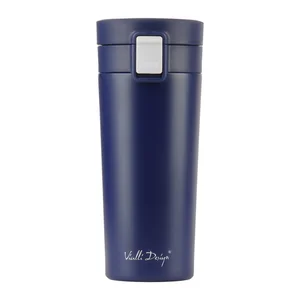 Tmavě modrý termohrnek Vialli Design Fuori 400 ml