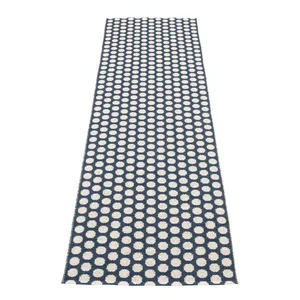 Tmavě modrý venkovní a vnitřní běhoun Noa 70x250 cm
