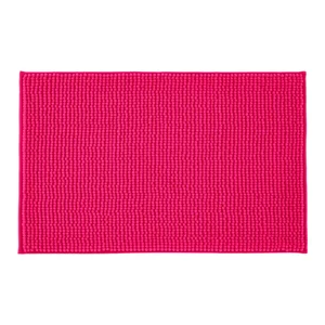 Tmavě růžová koupelnová předložka Bobble 50×80 cm