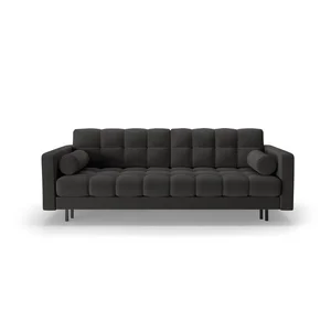 Tmavě šedá rozkládací pohovka Bali 222 cm