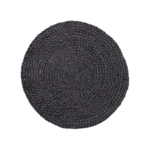 Tmavě šedé prostírání z juty Södahl, Ø 35 cm