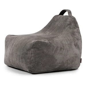 Tmavě šedý dětský sedací vak Game Amuse SLOWDOWN