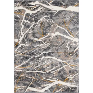 Tmavě šedý koberec 133x190 cm
