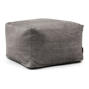 Tmavě šedý manšestrový sedací vak MooG od SLOWDOWN