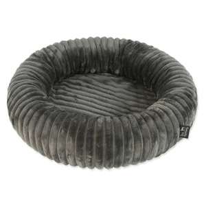 Tmavě šedý pelíšek pro psa 50 cm Dog Fantasy Stripe