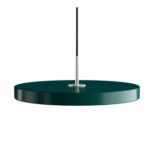 Tmavě zelené závěsné LED svítidlo Asteria Medium