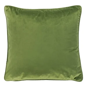 Tmavě zelený polštář Velvety 45 × 45 cm