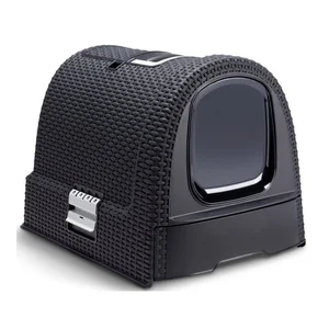 Toaleta pro kočky Curver Vintage – černá