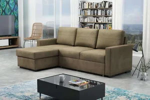 Tomáš rohová sedací souprava, světle hnědá