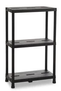 TOOMAX Universal Pro 63-3 plastový regál – černý
