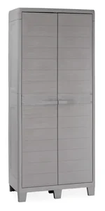 TOOMAX WOODYS HIGH XL – Dvoudvéřová skříňka, světle šedá