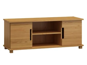 TORFIN 6 – Televizní stolek, masiv borovice, 120 cm, moření olše