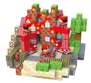 Toybit Magnetická stavebnice Hasičská stanice MSTB2445