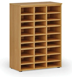 Třídicí regál PRIMO WOOD 27 přihrádek