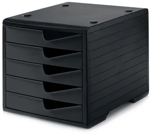 Třídící zásuvkový box s pěti přihrádkami